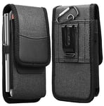 Takfox Extra Large Phone Holster for Samsung Galaxy S24 Ultra Note 20 Ultra S23 Plus S22 S21 FE 5G Note 10 Plus A35 A55 A14 A23 A15,iPhone 15 Pro Max 16 XR Belt Clip Holster Phone Holder Pouch Case