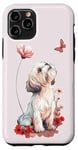 Coque pour iPhone 11 Pro Shih Tzu Papillon Chiens Mignons Shih Tzu