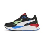 PUMA X-Ray Speed Play Jr Basket, Noir Blanc été Vert, 35.5 EU