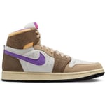 Baskets montantes Nike  NIKE AIR JORDAN 1 MID MARRON VIOLET