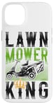 iPhone 14 Plus Lawn Mower Mowing Dad Father Landscaper Tractor Lawn Mower Case