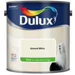 Dulux Smooth Emulsion Silk Paint - Almond White - 2.5L - Walls and Ceiling