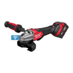 Milwaukee M18 FSAGSVO125X-502X Vinkelslip med batteri och laddare