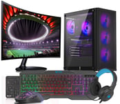 VIST PC Gaming Core i9 11900KF - RAM 32Go - RTX 4060 - SSD 1To M.2 - WiFi6 - BT - 27" - Windows 11 Pro