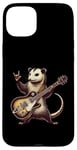 Coque pour iPhone 15 Plus Retro Possum Rock Music Men Kids Women Funny Opossum Rock