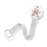 NUK Disney Winnie The Pooh Dummy Band & Clip | for All Soothers with and Without Ring | Resilient and Shatter-Proof | 1 Count