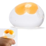 1 Pcs Double Yellow Egg Vent Ball Squeezing Stress Relief Water
