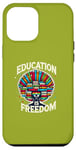 iPhone 12 Pro Max Education is freedom, Knowledge Power, Motivation,Book lover Case