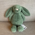 Jellycat - Christmas - Little Bashful Ivy Bunny - Soft Green Rabbit - Small New