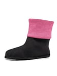 Ladeheid LA-CA-11 LA-CA-11 Bottes en caoutchouc pour enfants Chaussettes chauffantes pour bottes de pluie, Rose, 22/23 EU