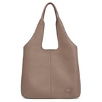 Kattee Sac de transport en cuir pour femme - Sac de transport en cuir et sac à bandoulière Hobo - Grande capacité pour ordinateur portable, kaki