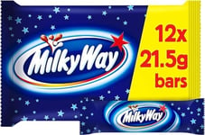 Milky Way Chocolate Bar, Nougat and Chocolate, 12 x 21.5g