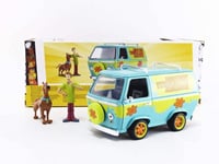 SCOOBY DOO THE MYSTERY MACHINE + SHAGGY AND SCOOBY FIGURES - JADA JAD31720 1/24