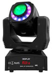 Audibax Boston 60 - Tête Mobile pour Disco avec Anneau LED - Lumières LED DJ - Projecteur Mobile Professionnel - 1 Lumière 60W et un Anneau LED Coloré - Flash Disco