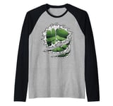 Marvel Avengers Hulk Ripped Costume Manche Raglan