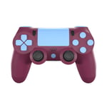 Custom PS4 DualShock Controller - Claret and Blue - New - 12 Month Warranty