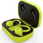 T20 sans fil Bluetooth écouteur sport étanche TWS sans fil casque HiFi stéréo écouteurs antibruit casque avec Mic-T20 vert-bouton