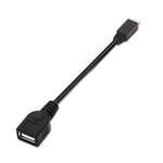 AISENS A101-0031 USB 2.0 OTG Cable for Mobile Phone and Tablet - Black