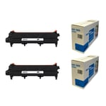 Toner Fits Brother DCP-7030 Printer TN2120 Black Laser Cartridge Compatible 2Pk