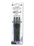 Pentel XSESP15/3 Brush Sign Pen Pigm