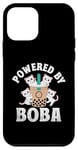 Coque pour iPhone 12 mini Propulsé par Boba Milk Tea Bubble Tea Boba Pearl Lover