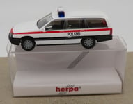 rare HERPA HO 1/87 OPEL OMEGA CARAVAN GLS POLIZEI POLICE SUISSE IN BOX #042215