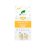 Dr Organic Coffret cadeau pour maman avec calendrier bio, baume pour tétons et huile de vergetures, essentiels de soins de la peau apaisants, sans danger pour la grossesse, apaisant, naturel,