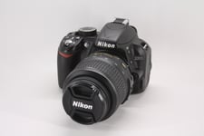 Nikon D3100 + AF-S Nikkor 18-55mm f3.5-5.6G DX VR - Begagnad