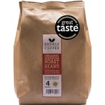 Whole Coffee Beans - Organic, Award Winning Dark Roast by Source Climate Change - Single Origin, Traceable & Freshly Roasted - Well Rounded With Citrus Highlights & Caramel Sweetness, 500g Rwanda