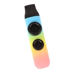 (Skin Texture Tri Colour Gradient)10Pcs Kazoo Musical Instrument Plastic