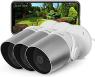 Time2 Oscar Outdoor WiFi Security Camera - 2 Way Audio 1080p Full HD CCTV Camera