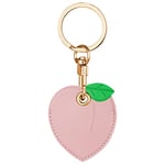 AXFEE Airtag Porte Clé, Mignon PU Étuis pour Apple AirTag, Portable Key Finder pour Clés Enfants Animaux de Compagnie, [ Porte- Clés Contrôle d'Accès] (Airtag Non Inclus) (Pêches)