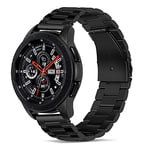 Tasikar Bracelet Compatible avec Samsung Galaxy Watch 7/6/5/4 40mm 44mm/Watch 6 Classic 43mm 47mm/Watch 5 Pro/Watch 4 Classic Bracelet Montre en Acier INOX pour Galaxy Watch 3, Noir