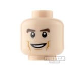 LEGO Minifigure Heads Cheek Lines Smile and Smile with Teeth