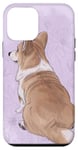 iPhone 12 mini Cute Purple Corgi Puppy Dog Case