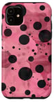 Coque pour iPhone 11 Rose moderne à pois en peau de grenouille Ozark Timber Duck Camo