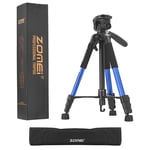 ZOMEI Q111 Professional Portable Travel Camera Tripod For Camcorder DSLR Blue