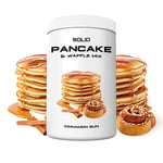 SOLID Nutrition Pancake &amp; Waffle Mix, 750 g (Cinnamon Bun)