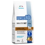 Forza10 Mini &amp; Toy Diet med kroketter med hest og erter til hunder - 1,5 kg