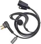 Écouteur Compatible Pour Motorola Dp1400 Cp040 Gp300 Gp88 Radio Talkie-Walkie, Forme G, Oreillette Avec Micro Et Ptt Pour Garde Du Corps De Sécurité