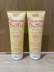 2 x Umberto Giannini Banana Butter Nourishing Superfood Shampoo 250ml