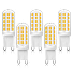 EvaStary Ampoule G9 Led Blanc Chaud Équivalente 40W Halogène Lampe 3W 400LM 3...