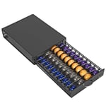 Vinsani 40 Coffee Pod Storage Drawer for Nespresso Vertuo Vertuoline Capsules