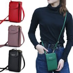 PU Luxury Käsilaukut Naisten Laukut naisille Naisten Käsilaukut Naisten Crossbody Laukut Kukkaro Clutch Puhelin Lompakko Olkalaukku-tumma pinkki