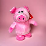 Pig Walking &  Talking Plush Soft Toy Pink Repeats What you Say Fun for Kids