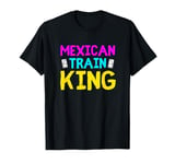 Mens Mexican Train King Dominoes King T-Shirt