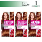 3 X  L'Oreal Paris Casting Creme Gloss Hair Color GOLDEN HENNA 543