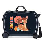 Disney Bambi Valise pour enfant Bleu 50 x 39 x 20 cm rigide ABS Fermeture à combinaison latérale 34 l 1,8 kg 4 roues