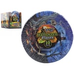 Halloween Paper Plates - 10 Pack Party Decorations Food Cake Theme Tableware