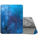 MoKo pour iPad Air 13 Pouces M2 2024, Coque iPad Air 13 avec Coque arrière en TPU givré translucide Doux, Coque de Protection Slim Smart Folio iPad Air 13", iPad Air 13 Pouces, Étoile Bleue